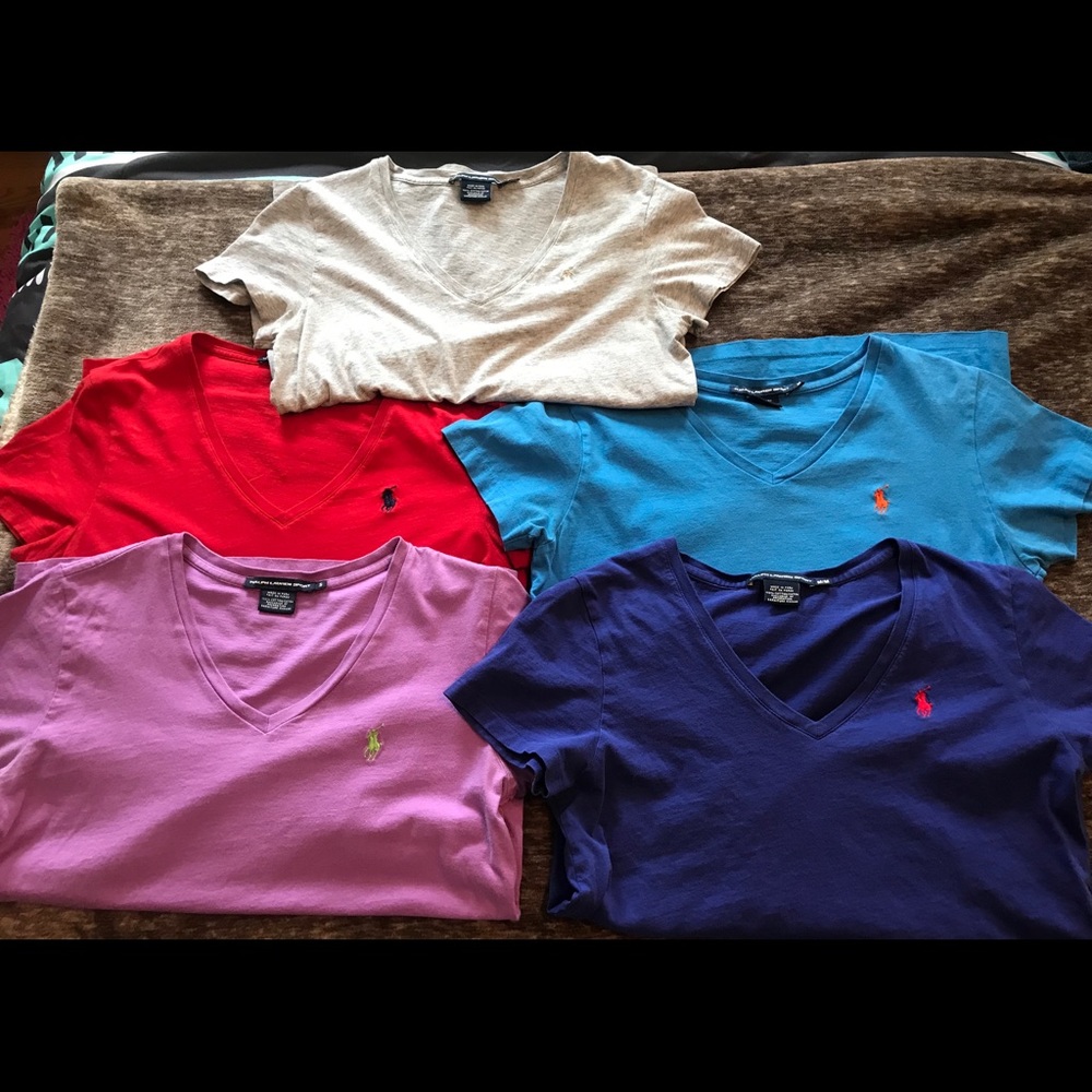 🌟5 POLO SPORT T-SHIRTS 🌟